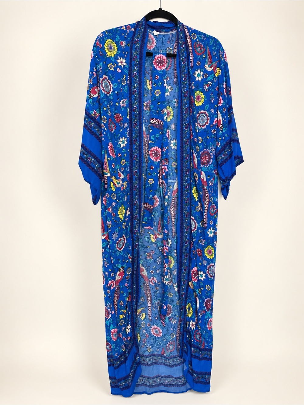 Blue Floral Kimono